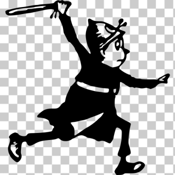 SVG Policeman in act