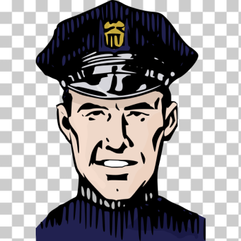 SVG Policeman in portrait SVG Policeman in portrait