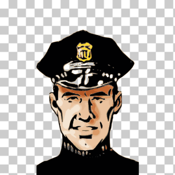 SVG Policeman officer