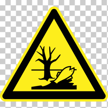 SVG Pollution hazard warning sign vector image SVG Pollution hazard warning sign vector image