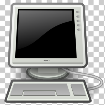 SVG Pony black desktop computer vector image SVG Pony black desktop computer vector image