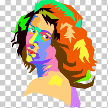 SVG Pop Art Female Face SVG Pop Art Female Face