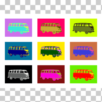 SVG Pop art Volkswagen SVG Pop art Volkswagen
