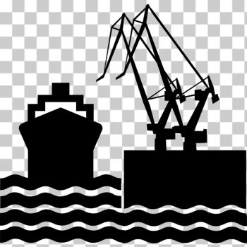 SVG Port silhouette SVG Port silhouette