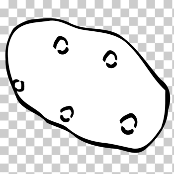 SVG Potato Line Art SVG Potato Line Art