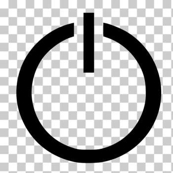 SVG Power on button symbol SVG Power on button symbol