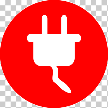 SVG Power plug and cable vector symbol SVG Power plug and cable vector symbol