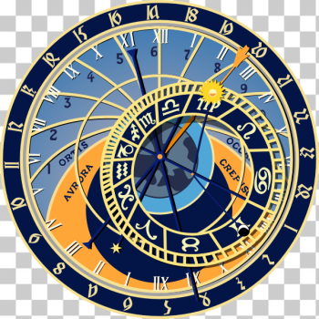 SVG Prague astronomical clock SVG Prague astronomical clock