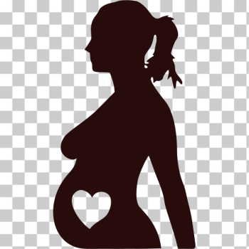 SVG Pregnancy silhouette