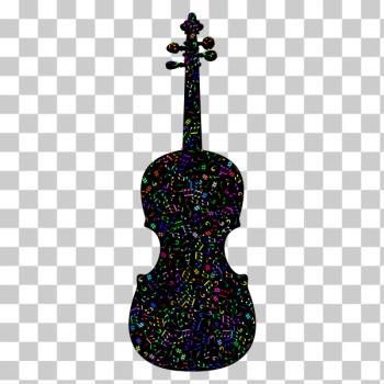 SVG Prismatic Musical Violin With Background SVG Prismatic Musical Violin With Background