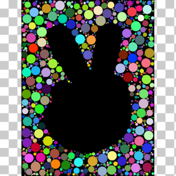 SVG Prismatic peace sign