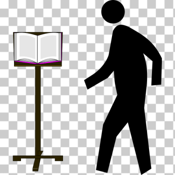 SVG Professor at lectern SVG Professor at lectern