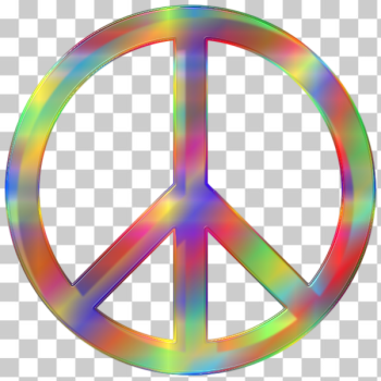 SVG Psychedelic Peace Sign