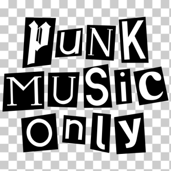 SVG Punk music only black SVG Punk music only black