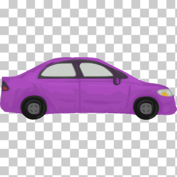 SVG Purple automobile vector image SVG Purple automobile vector image