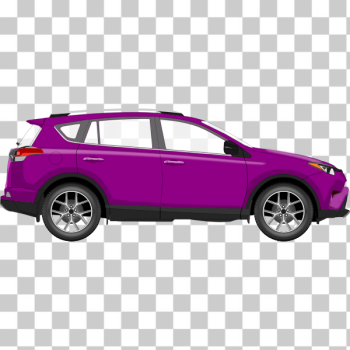 SVG Purple Car
