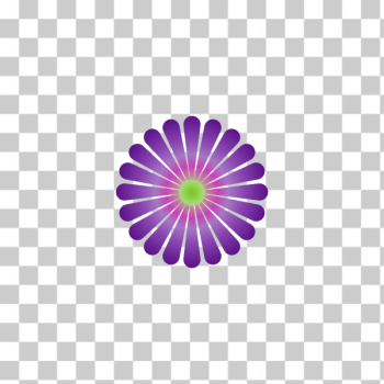 SVG Purple Daisy 20 SVG Purple Daisy 20