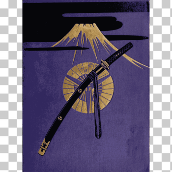 SVG Purple Fuji and a sword