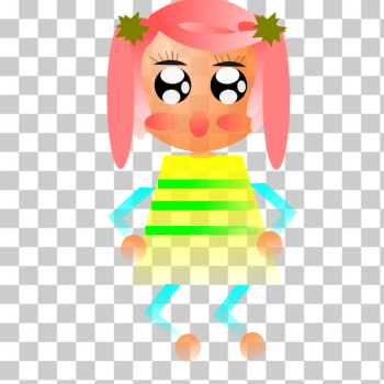 SVG Purple haired-girl SVG Purple haired-girl
