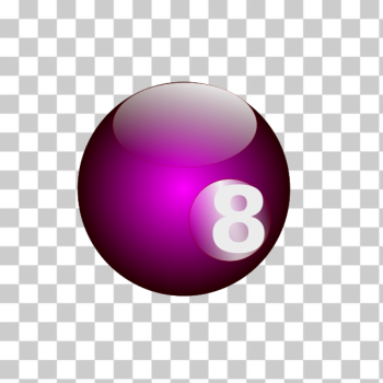 SVG Purple snooker ball SVG Purple snooker ball
