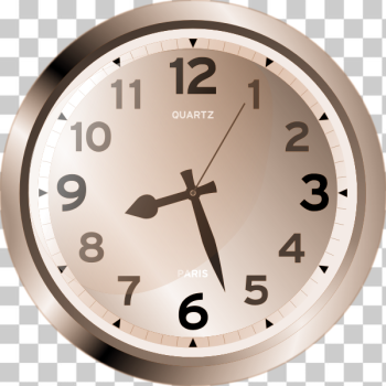 SVG Quartz wall clock vector image