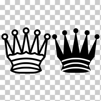 SVG Queen chess piece vector image SVG Queen chess piece vector image