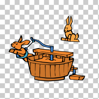 SVG Rabbits mixing something SVG Rabbits mixing something