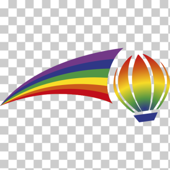 SVG Rainbow balloon SVG Rainbow balloon