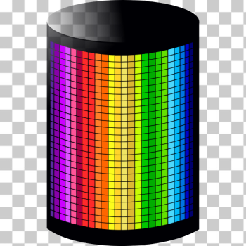 SVG Rainbow color light vector illustration