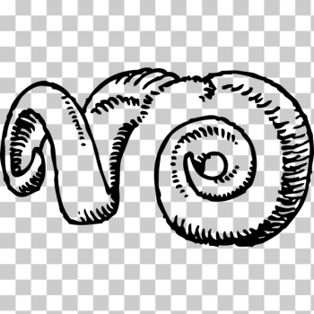 SVG ram horns SVG ram horns