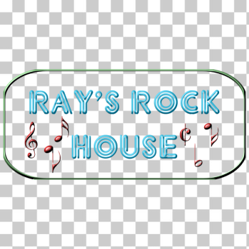 SVG Ray039s Rock House neon sign vector image SVG Ray039s Rock House neon sign vector image