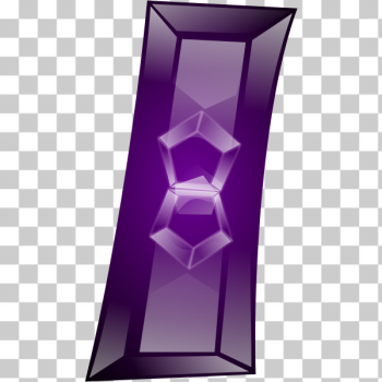 SVG Rectangle shape purple jewel vector drawing