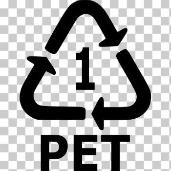 SVG Recyclable polyethylene terephthalate sign vector image SVG Recyclable polyethylene terephthalate sign vector image
