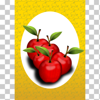 SVG Red apples vector clip art SVG Red apples vector clip art