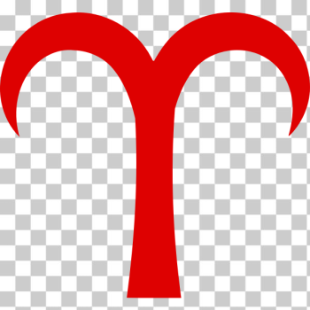 SVG Red Aries symbol SVG Red Aries symbol