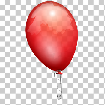 SVG Red balloon vector image SVG Red balloon vector image