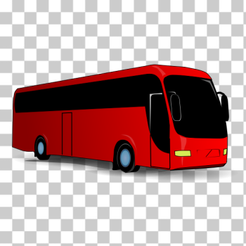 SVG Red city bus SVG Red city bus