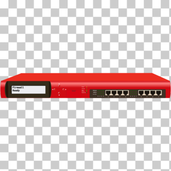 SVG Red Firewall Appliance Vector Clip Art SVG Red Firewall Appliance Vector Clip Art