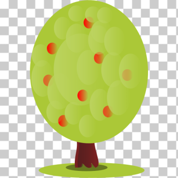 SVG red fruit tree SVG red fruit tree