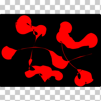 SVG Red on Black Freehand SVG Red on Black Freehand