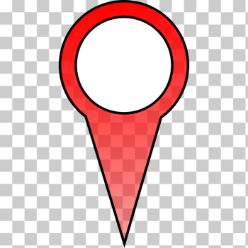 SVG Red pin vector image