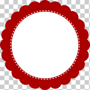 SVG Red simple seal SVG Red simple seal