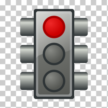 SVG Red traffic light