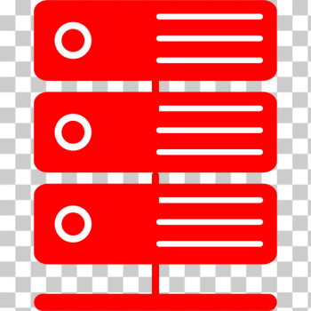 SVG Red virtual server vector illustration SVG Red virtual server vector illustration