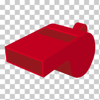 SVG Red whistle vector illustration SVG Red whistle vector illustration
