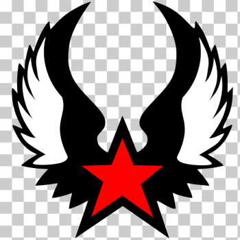 SVG Red winged star Estrellarojaalada SVG Red winged star Estrellarojaalada