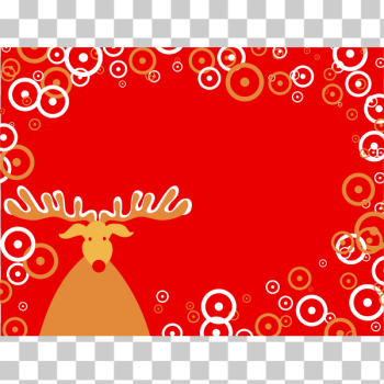 SVG Reindeer Christmas card SVG Reindeer Christmas card