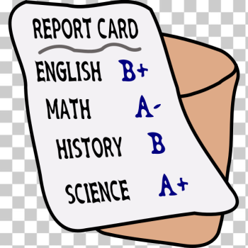 SVG report card