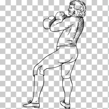 SVG Retro boxer SVG Retro boxer