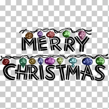 SVG Retro Christmas Banner